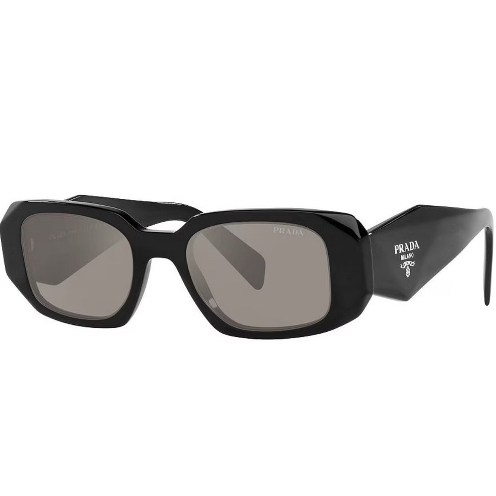 Prada Unisex PR 17WS 49mm Rectangle Sunglasses
